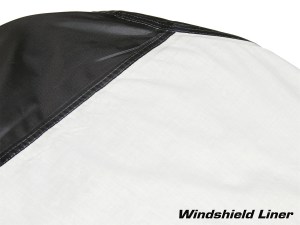 Photo of windshield liner